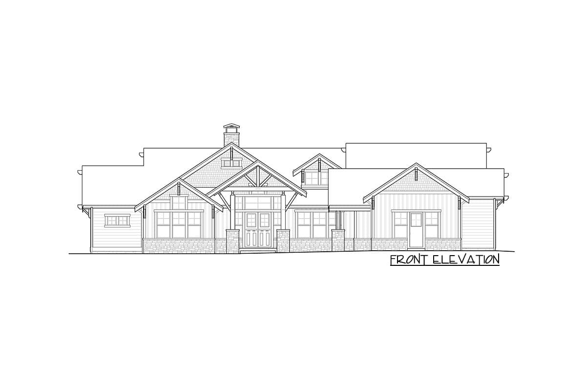Plan 23902JD: Multi-Gabled Craftsman Home Plan Designed for Indoor Outdoor Living - Image #8 - Craftsman, Mountain, Northwest
