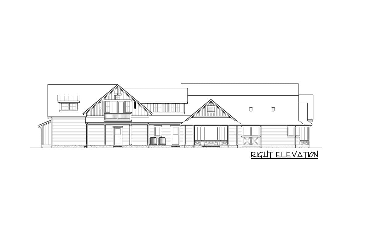 Plan 23903JD: Spacious New American House Plan with Loads of Outdoor Living Space - Image #7 - Country, Modern Farmhouse, New American, Traditional