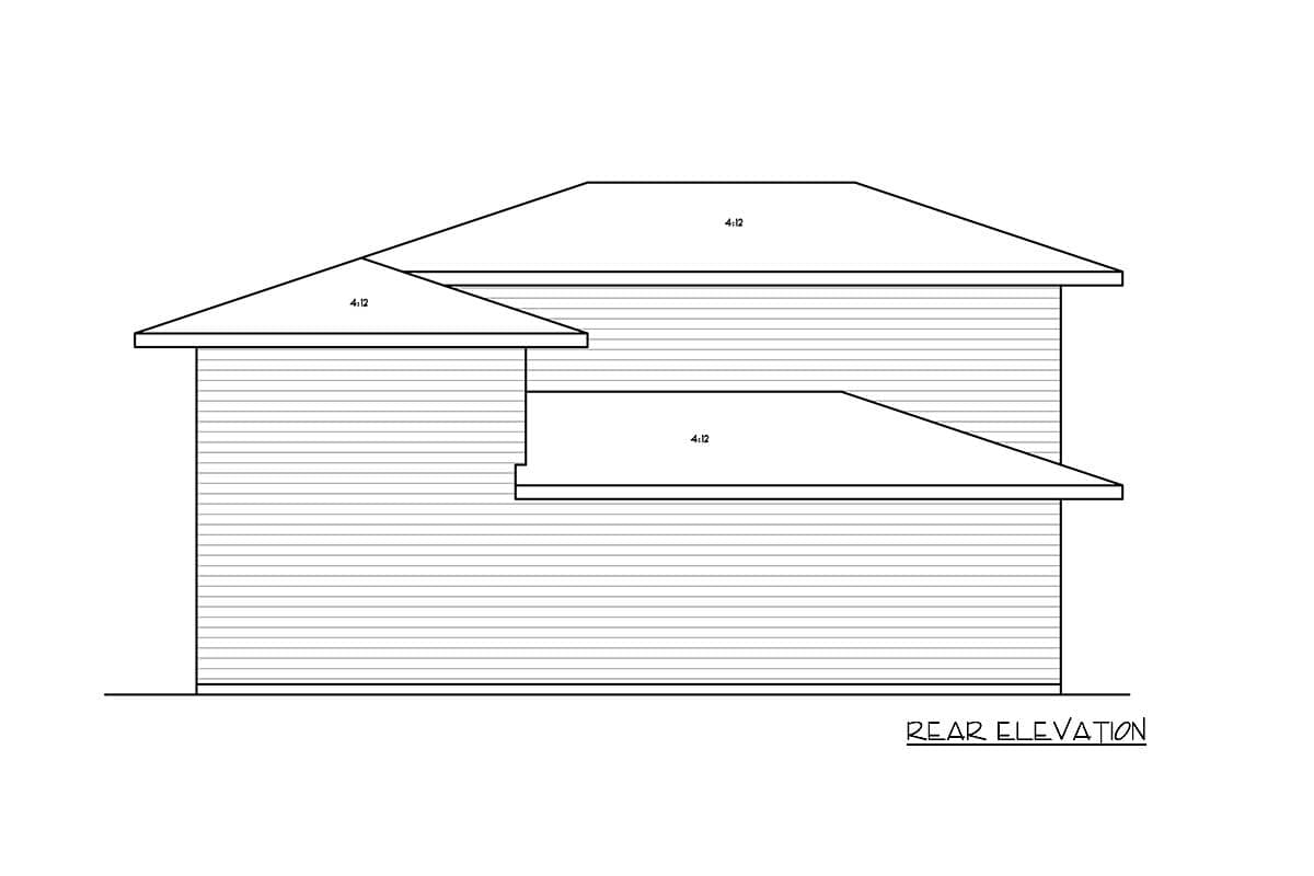 Plan 85345MS: Modern Garage Studio with an RV Bay - Image #13 - Carriage, Mid Century Modern, Modern, Northwest, Prairie
