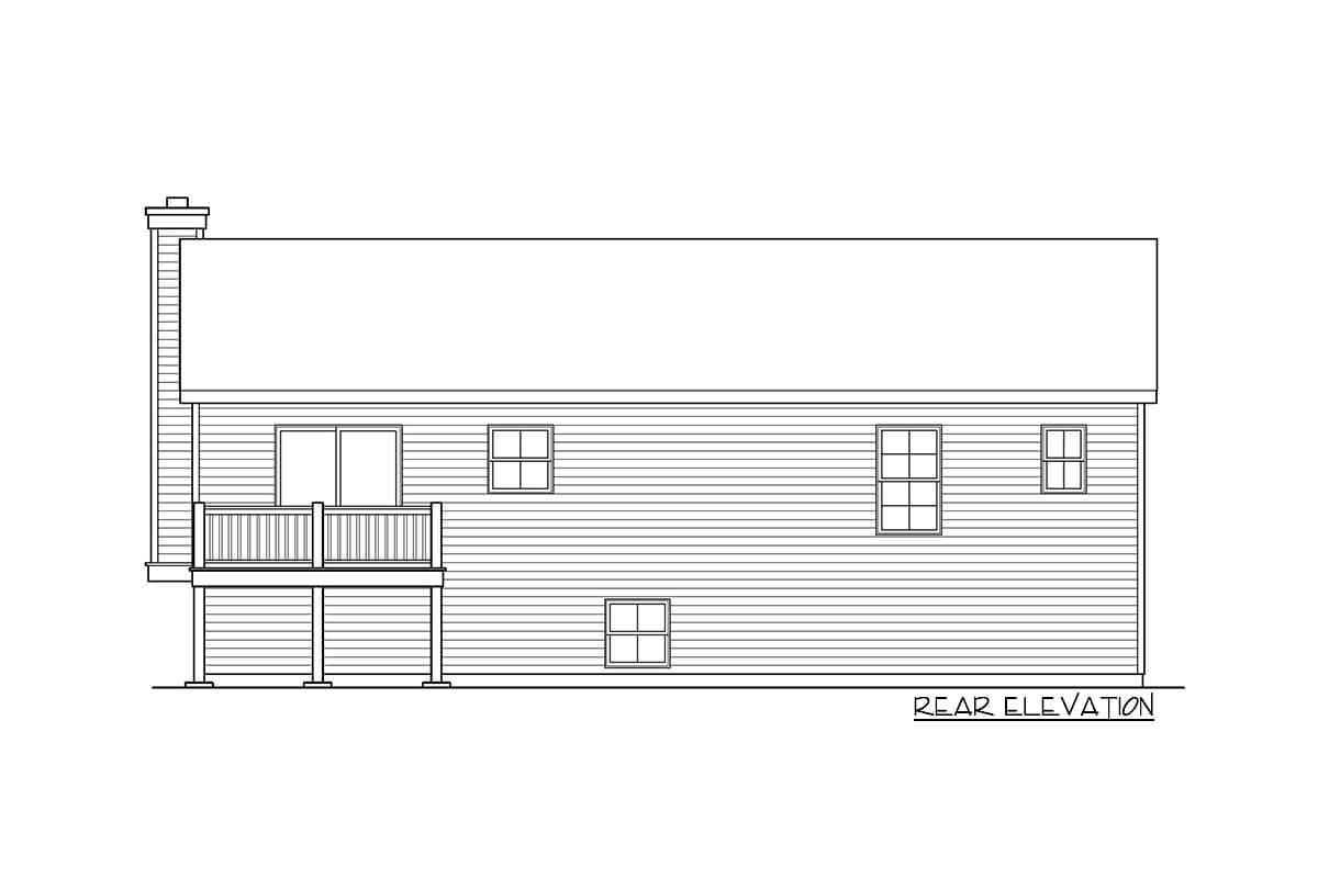 Plan 22170SL: Traditional Two-story Home Plan with Open Living Space - Image #4 - Traditional