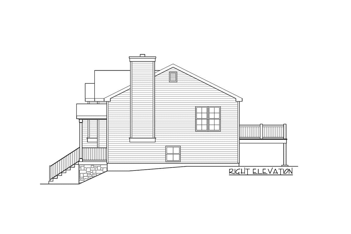 Plan 22170SL: Traditional Two-story Home Plan with Open Living Space - Image #5 - Traditional