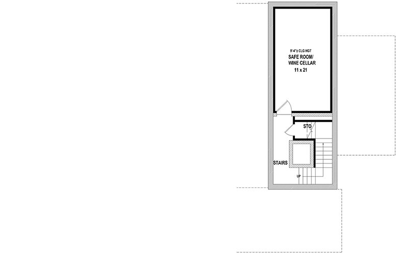 Plan 58626SV: 2-Bed Barndominium with 4-Car Garage - Floor Plan - Wine Cellar - Barndominium, Country, Craftsman, Mountain, Rustic, Vacation