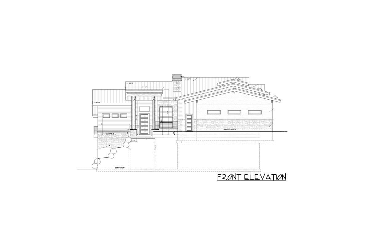 Plan 849000PGE: Contemporary Mountain Home Plan with Walk-out Lower Level - Image #25 - Contemporary, Craftsman, Mountain, New American, Prairie