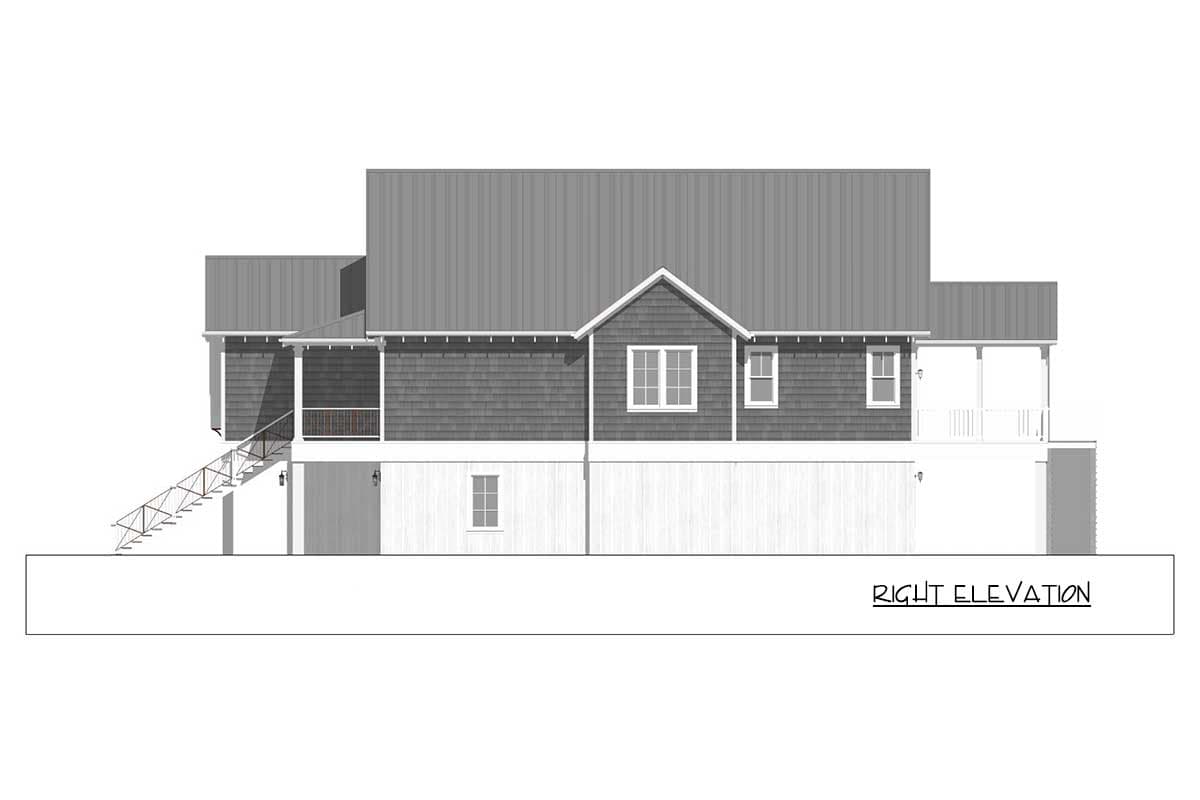 Plan 765030TWN: Coastal Home Plan with Expansion Option on the Main Level - Image #7 - Beach, Coastal, Cottage, Craftsman, Florida-Style, Low Country, New American, Southern, Vacation