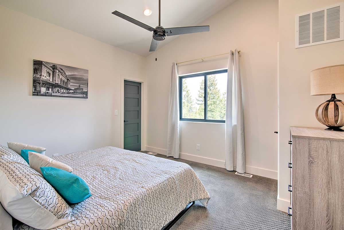 Plan 365012PED: Exclusive Contemporary Garage Apartment for an Up-sloping Lot - Image #14 - Carriage, Mid Century Modern, Modern, Mountain, Vacation