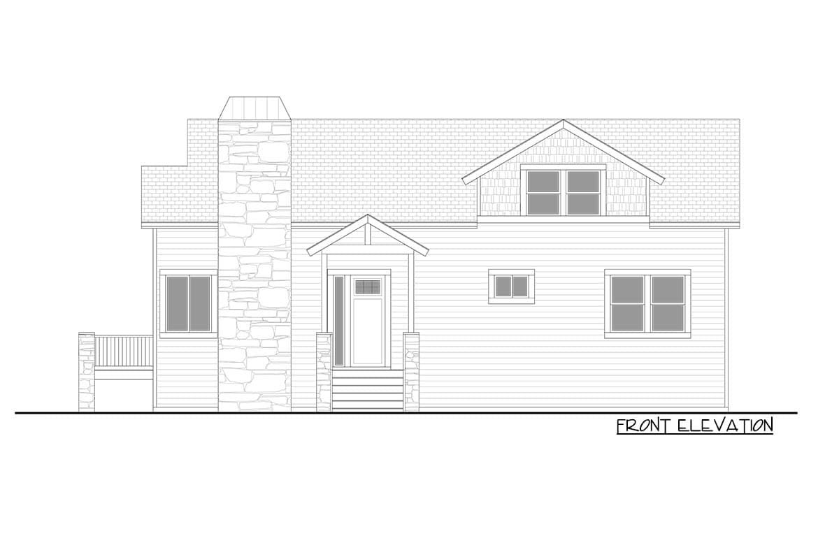 Plan 365013PED: Exclusive Mountain Home Plan with Wraparound Deck and Vaulted Loft - Image #47 - Country, Mountain, Rustic, Vacation