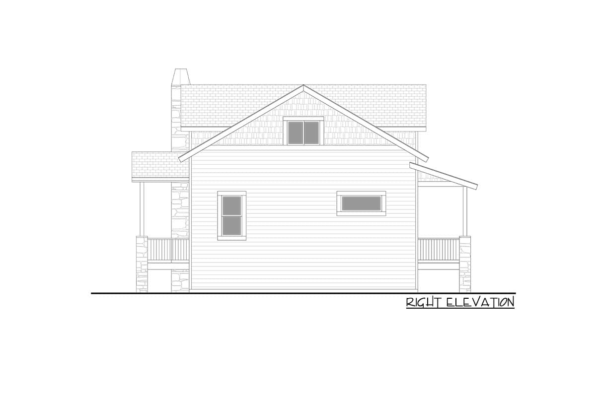 Plan 365013PED: Exclusive Mountain Home Plan with Wraparound Deck and Vaulted Loft - Image #49 - Country, Mountain, Rustic, Vacation