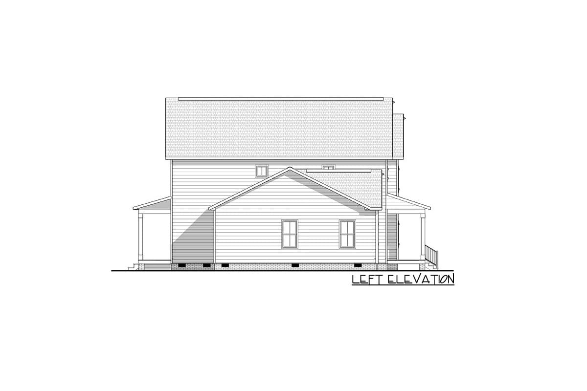 Plan 83615CRW: New American Farmhouse Plan with Main-floor Master Bedroom - Image #11 - Country, Farmhouse, Modern Farmhouse, New American