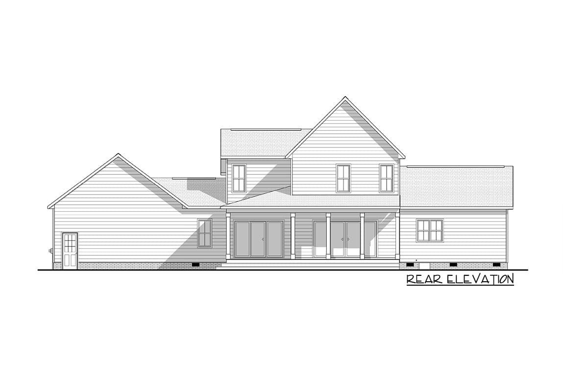 Plan 83615CRW: New American Farmhouse Plan with Main-floor Master Bedroom - Image #12 - Country, Farmhouse, Modern Farmhouse, New American