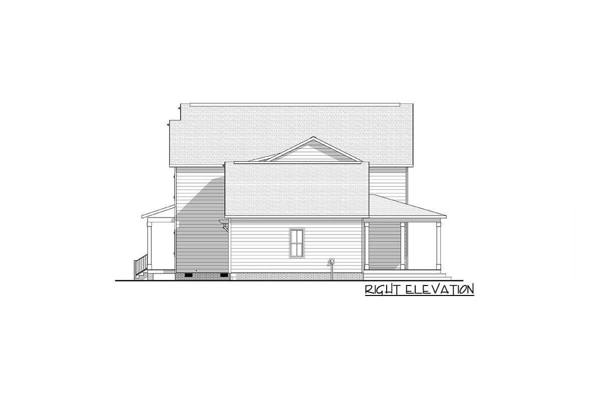 Plan 83615CRW: New American Farmhouse Plan with Main-floor Master Bedroom - Image #13 - Country, Farmhouse, Modern Farmhouse, New American