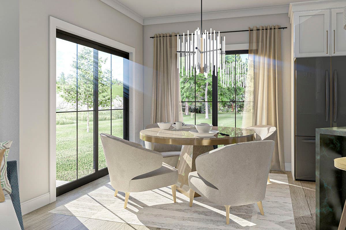 Plan 623024DJ: 4-Bed Modern Farmhouse with a Loft and Party Deck Above the Garage - 2499 Sq Ft - Image #8 - Country, Modern Farmhouse, New American