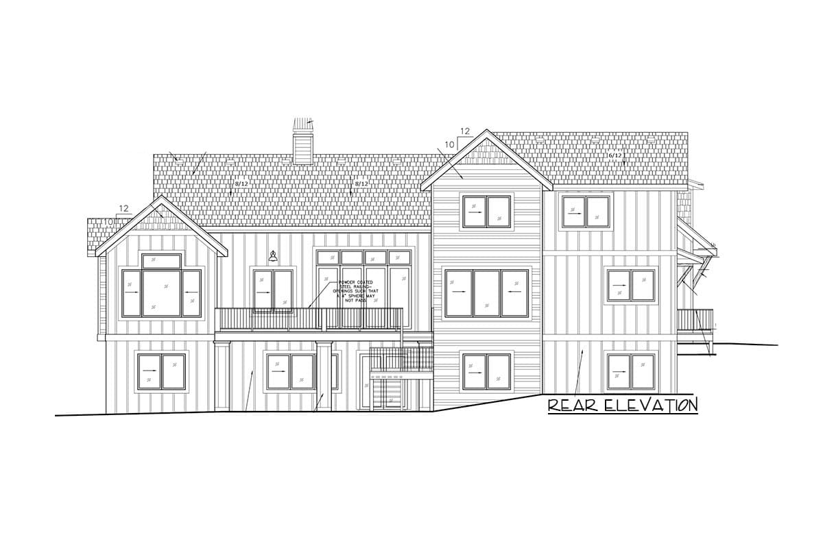 Plan 665002GWL: Exclusive New American Craftsman Home Plan with Huge Patio in Back - Image #7 - Craftsman, New American, Ranch