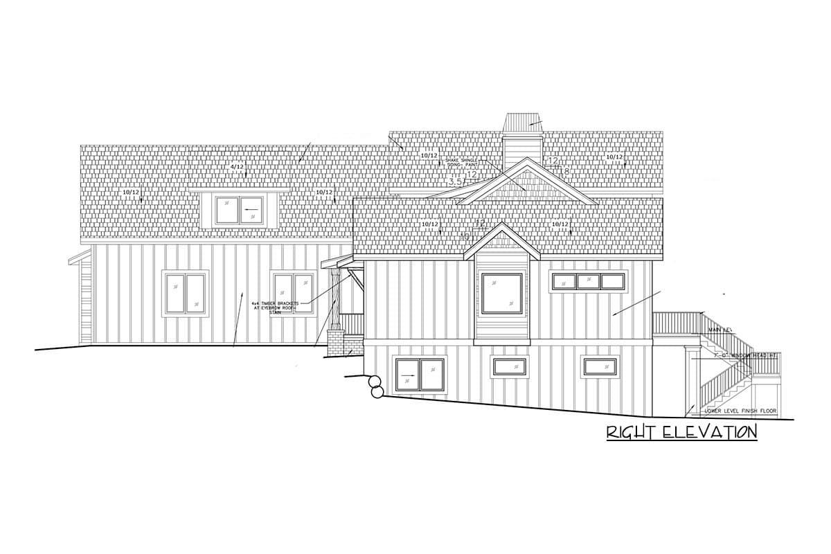 Plan 665002GWL: Exclusive New American Craftsman Home Plan with Huge Patio in Back - Image #8 - Craftsman, New American, Ranch