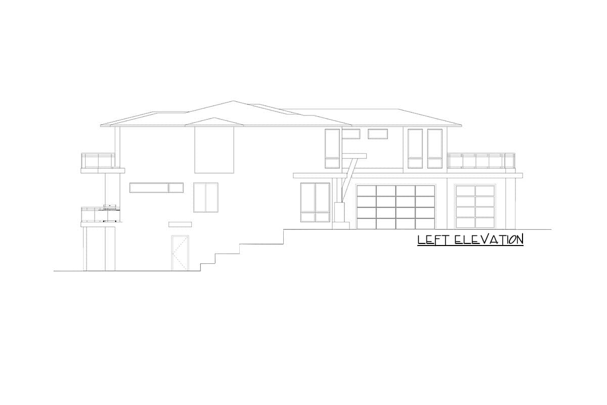Plan 666117RAF: Spacious Contemporary House Plan with Lower-level ADU - Image #5 - Contemporary, Modern, Northwest
