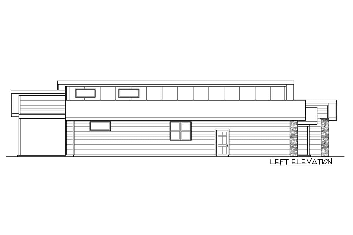 Plan 720081DA: One-story 3-bed Modern House Plan with Multiple Shed Roofs - Image #8 - Contemporary, Modern, Northwest