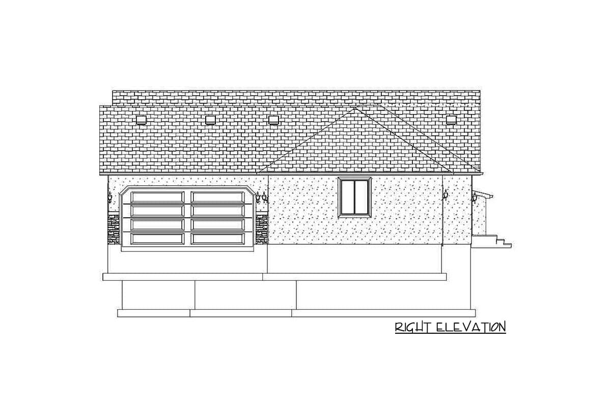 Plan 61387UT: Stone and Stucco-Clad House Plan with Home Office - Image #37 - European, Mediterranean