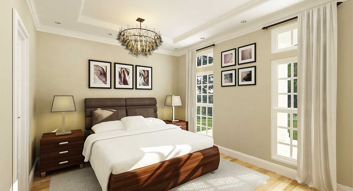 Plan 55078BR: 1-Bed Guest House or Year-round Home Plan - Image #7 - Cottage, Country, Southern