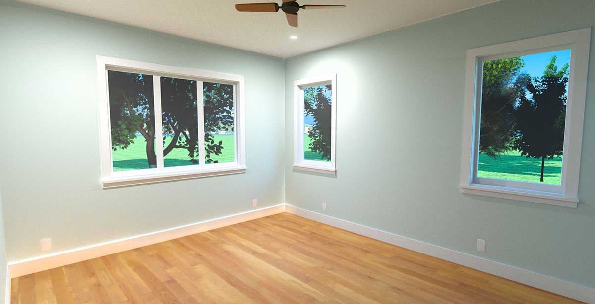 Plan 765031TWN: Narrow Country Cottage Plan with 3 Bedrooms - Image #9 - Bungalow, Cottage, Craftsman, Vacation