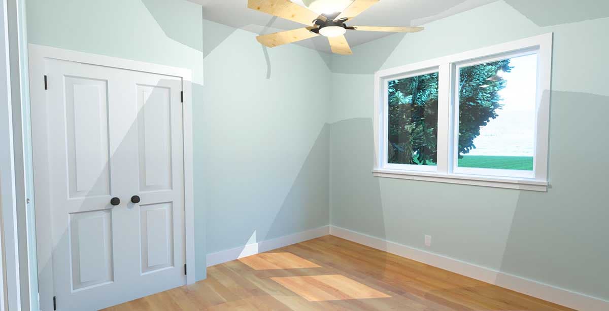 Plan 765031TWN: Narrow Country Cottage Plan with 3 Bedrooms - Image #8 - Bungalow, Cottage, Craftsman, Vacation