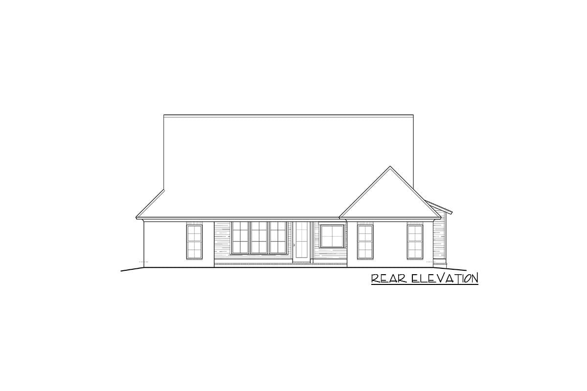 Plan 510202WDY: Exclusive 4-Bed Acadian Home Plan with Study and Formal Dining - Image #4 - Acadian, Louisiana-Style, New American, Southern, Transitional