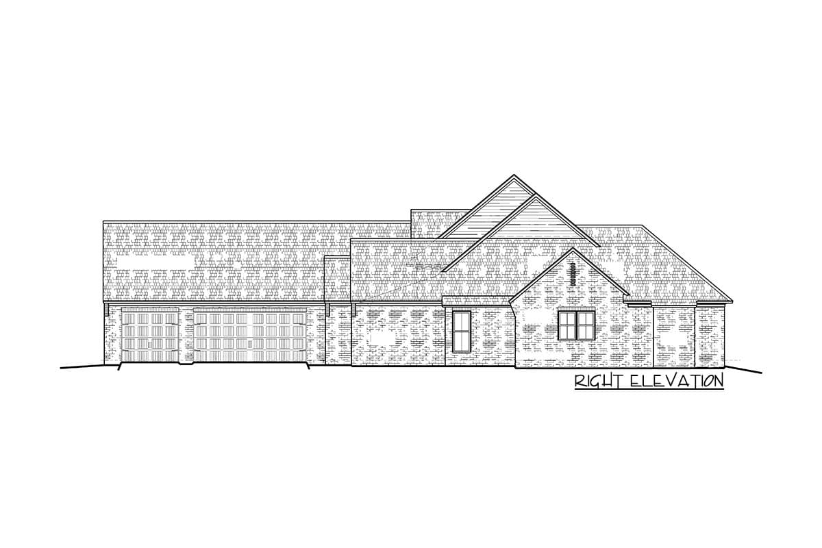 Plan 510205WDY: 4-Bed Modern French Country House Plan with Optionally Finished Bonus Room - 2832 Sq Ft - Image #7 - Acadian, Country, French Country, Louisiana-Style, New American, Southern