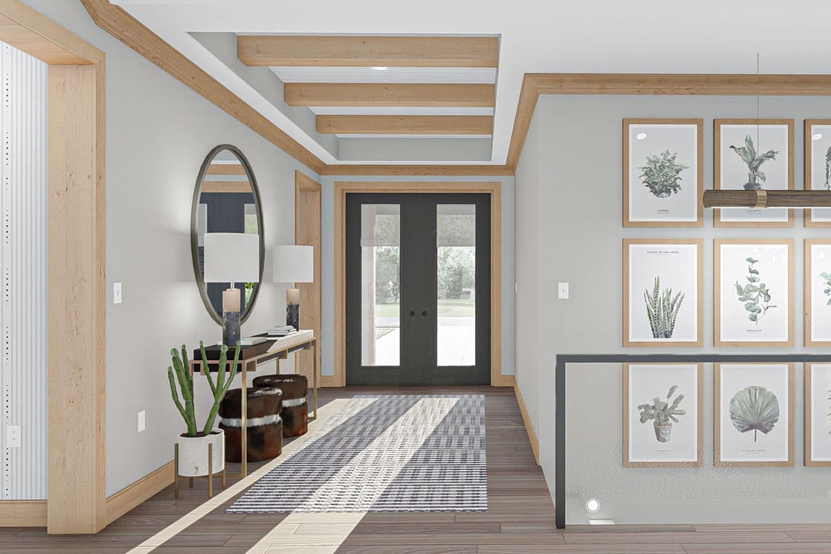 Plan 623025DJ: Modern One-story House Plan with Open Floor Plan Under a Cathedral Ceiling - Image #6 - Contemporary, Mid Century Modern, Modern, Northwest, Ranch