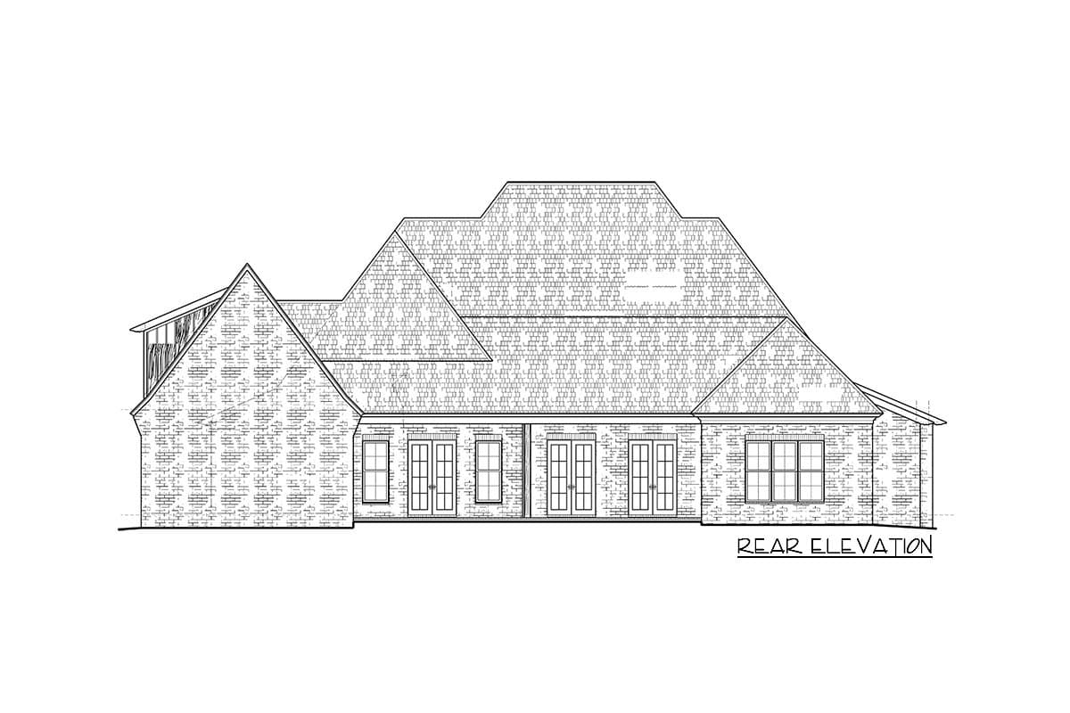 Plan 510207WDY: Exclusive 5-Bedroom Home Plan with Formal Dining and Keeping Rooms - Image #4 - Acadian, European, Louisiana-Style, Southern, Transitional