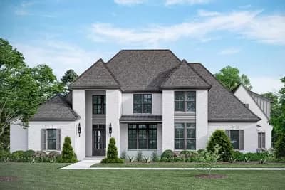 Exclusive 5-Bedroom Home Plan with Formal Dining and Keeping Rooms
