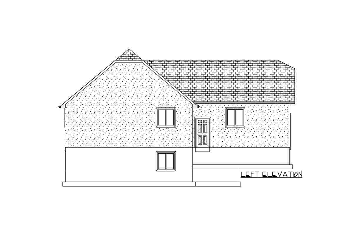Plan 61388UT: 5-Bed House Plan with Bonus Room and Lower-level ADU  - Image #35 - Mountain, Traditional