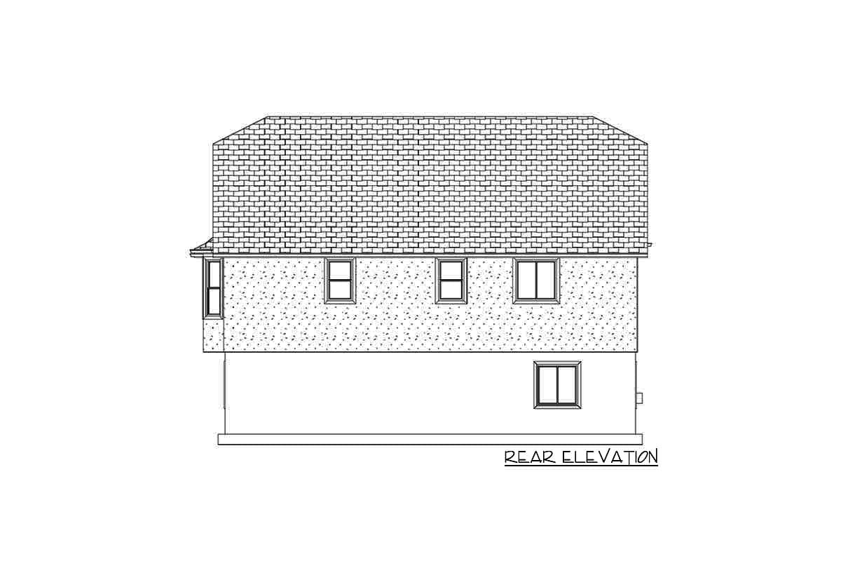 Plan 61388UT: 5-Bed House Plan with Bonus Room and Lower-level ADU  - Image #36 - Mountain, Traditional