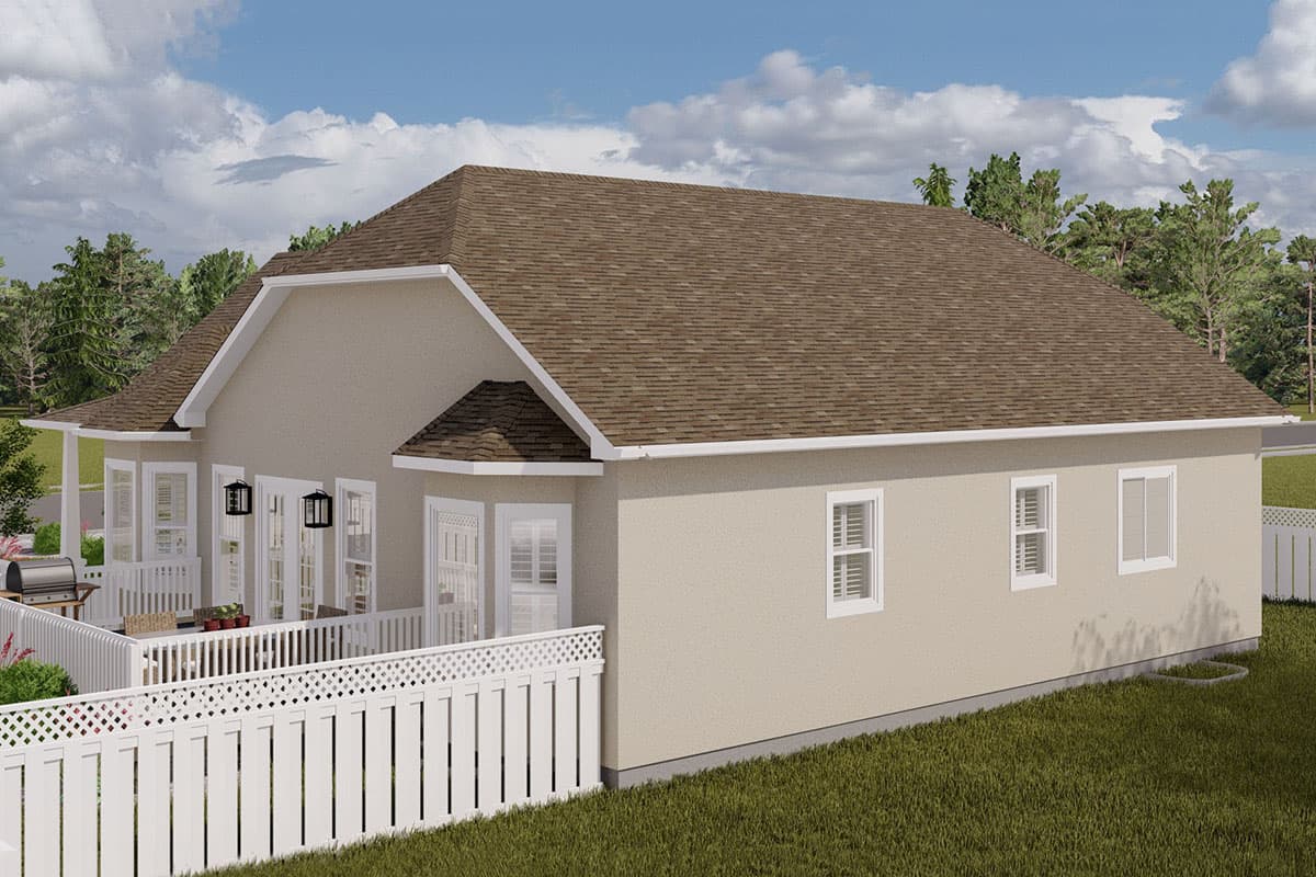 Plan 61388UT: 5-Bed House Plan with Bonus Room and Lower-level ADU  - Image #12 - Mountain, Traditional