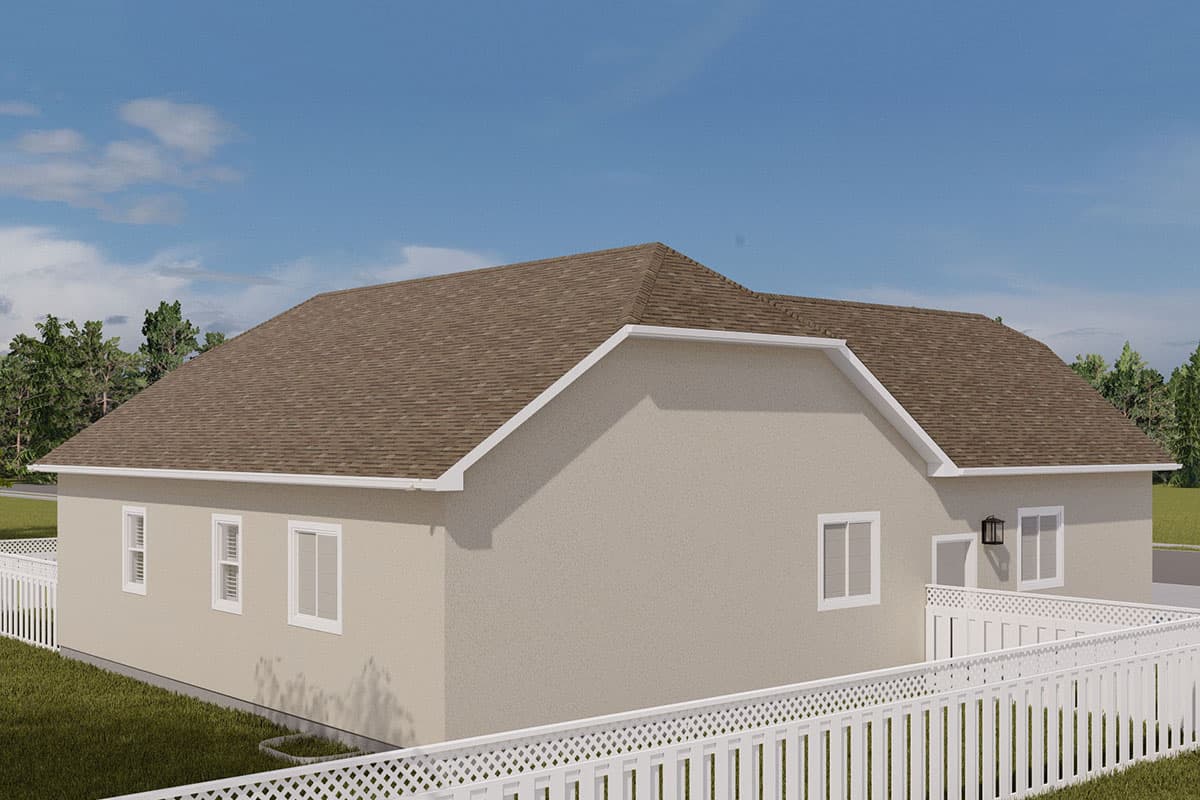 Plan 61388UT: 5-Bed House Plan with Bonus Room and Lower-level ADU  - Image #13 - Mountain, Traditional