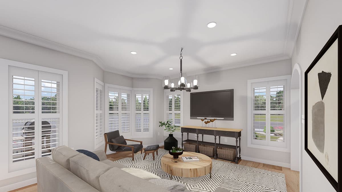 Plan 61388UT: 5-Bed House Plan with Bonus Room and Lower-level ADU  - Image #17 - Mountain, Traditional