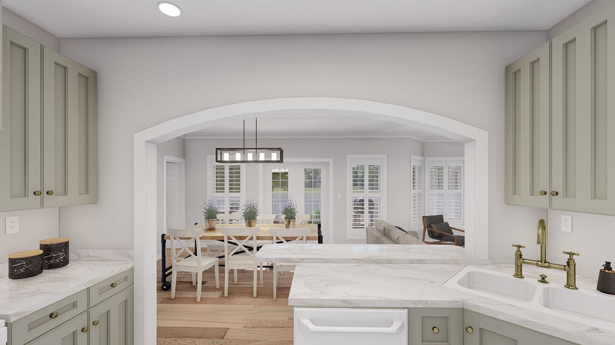 Plan 61388UT: 5-Bed House Plan with Bonus Room and Lower-level ADU  - Image #24 - Mountain, Traditional
