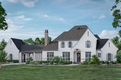 Sleek and Spacious 5-Bed House Plan with In-law Suite