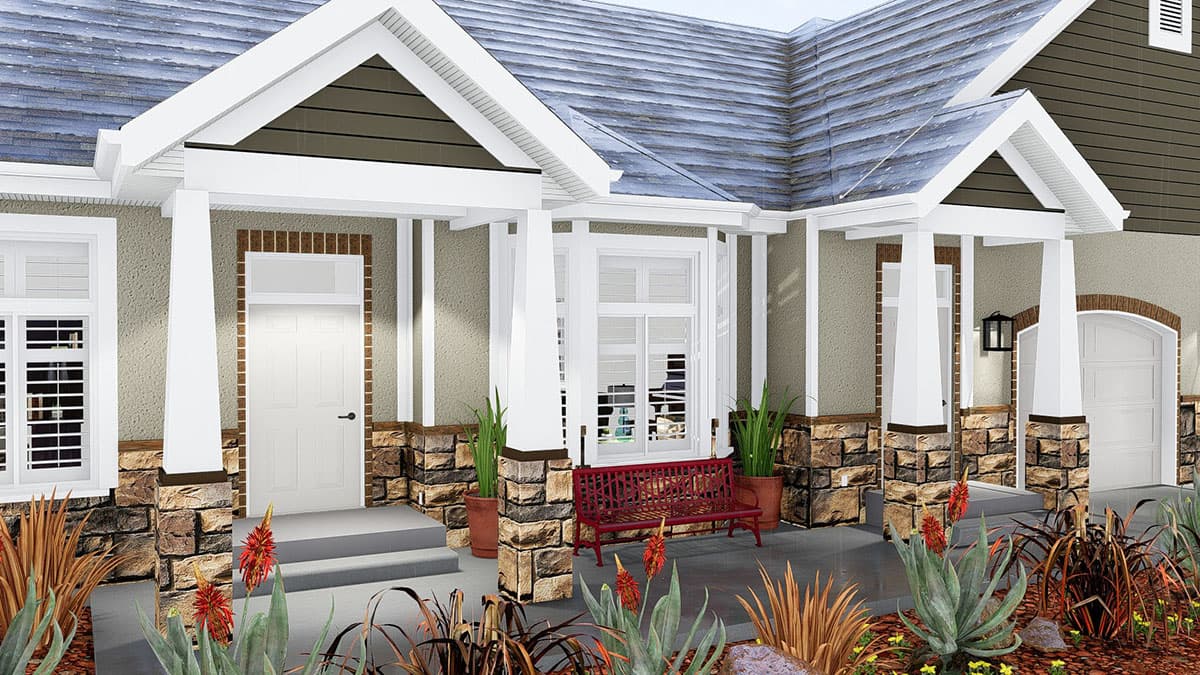 Plan 61246UT: Mountain Craftsman Home Plan with Lower-level ADU and Plenty of Storage - Image #10 - Craftsman, Mountain, Ranch