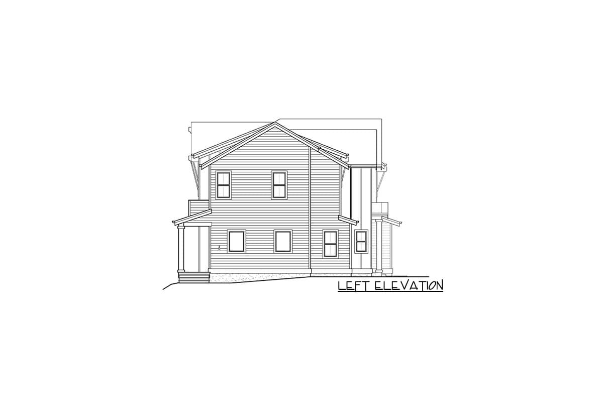 Plan 23904JD: Stunning 2-Story House Plan with Open Living Space and Guest Bedroom - Image #10 - Coastal, Modern Farmhouse, New American, Northwest, Transitional