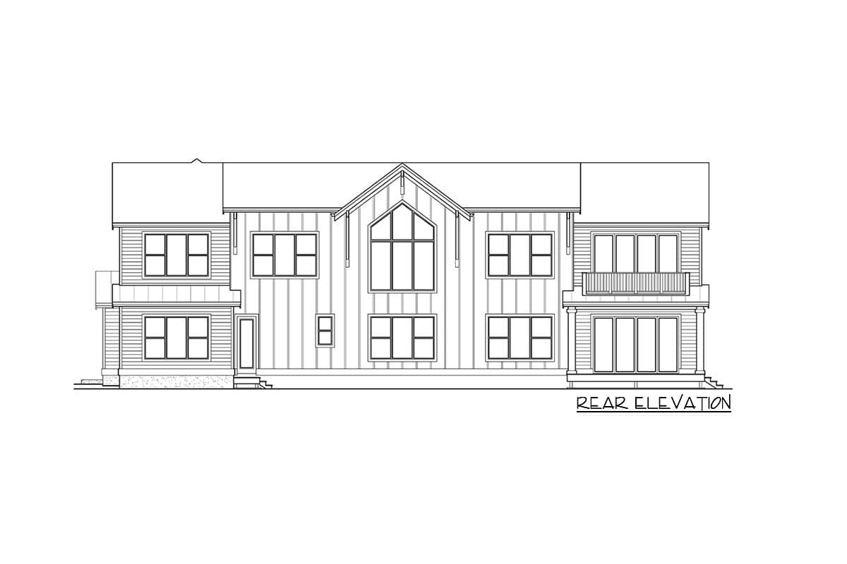 Plan 23904JD: Stunning 2-Story House Plan with Open Living Space and Guest Bedroom - Image #11 - Coastal, Modern Farmhouse, New American, Northwest, Transitional