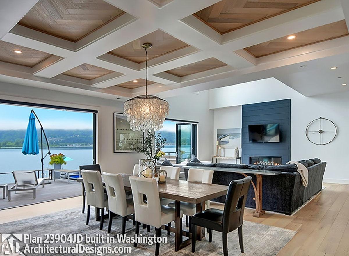 Plan 23904JD: Stunning 2-Story House Plan with Open Living Space and Guest Bedroom - Image #4 - Coastal, Modern Farmhouse, New American, Northwest, Transitional