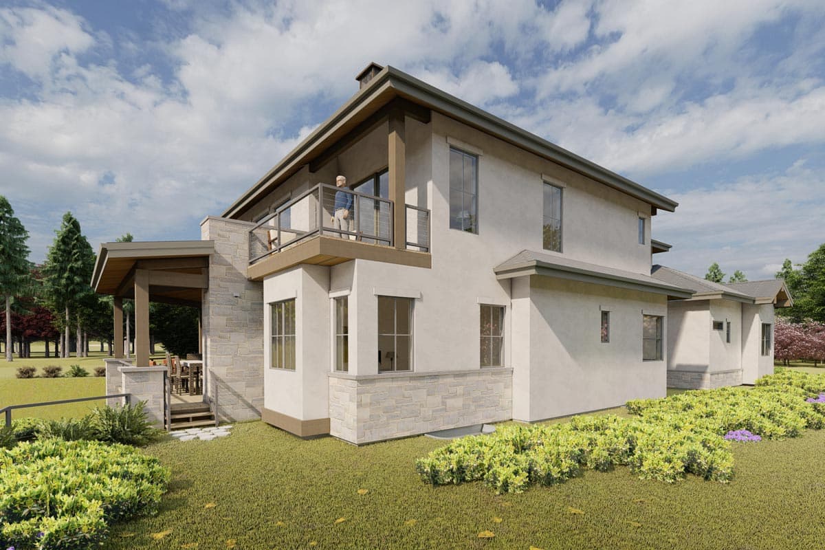 Plan 64518SC: Mountain Craftsman House Plan with Two Master Suites and 4-Car Garage - Image #6 - Craftsman, Mountain