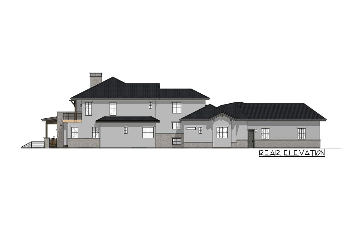 Plan 64518SC: Mountain Craftsman House Plan with Two Master Suites and 4-Car Garage - Image #13 - Craftsman, Mountain