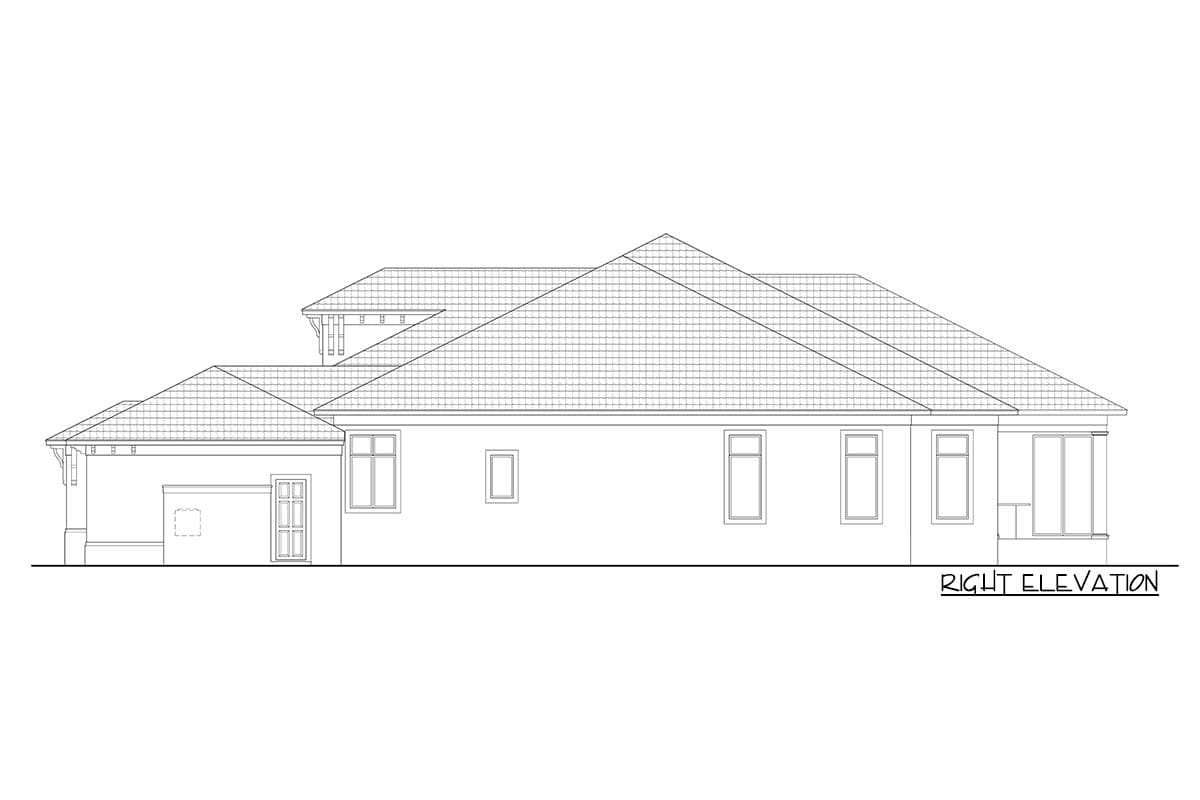 Plan 65704BS: Luxury Southern House Plan with Large Covered Lanai - Image #5 - Coastal, Contemporary, European, Florida-Style, Southern, Transitional