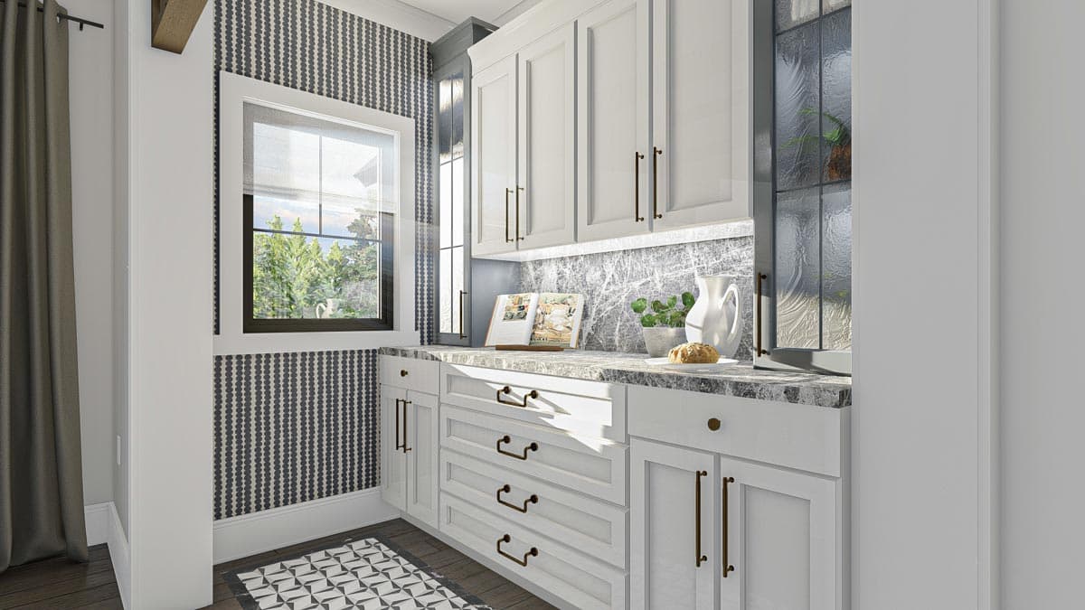 Plan 623035DJ: New American House Plan with Bonus Room and Sports Court Options - Image #9 - Bungalow, Country, Craftsman, New American, Northwest