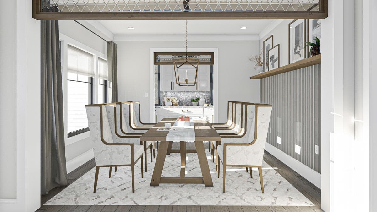 Plan 623035DJ: New American House Plan with Bonus Room and Sports Court Options - Image #10 - Bungalow, Country, Craftsman, New American, Northwest