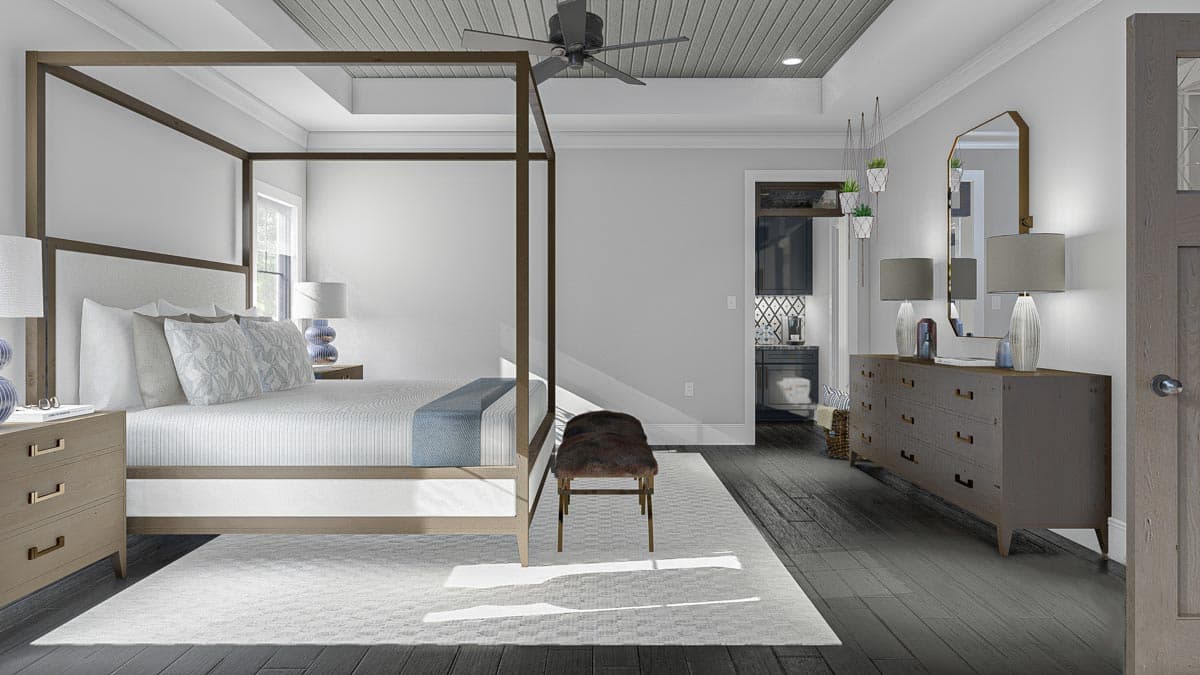 Plan 623035DJ: New American House Plan with Bonus Room and Sports Court Options - Image #11 - Bungalow, Country, Craftsman, New American, Northwest