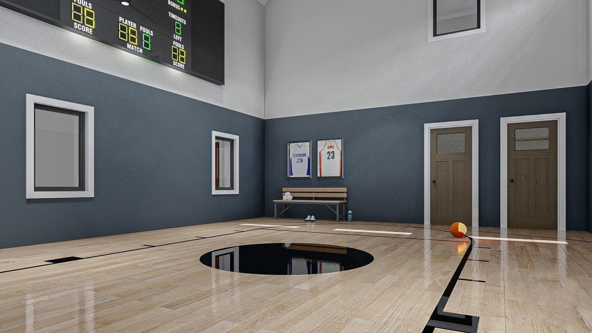 Plan 623035DJ: New American House Plan with Bonus Room and Sports Court Options - Image #16 - Bungalow, Country, Craftsman, New American, Northwest