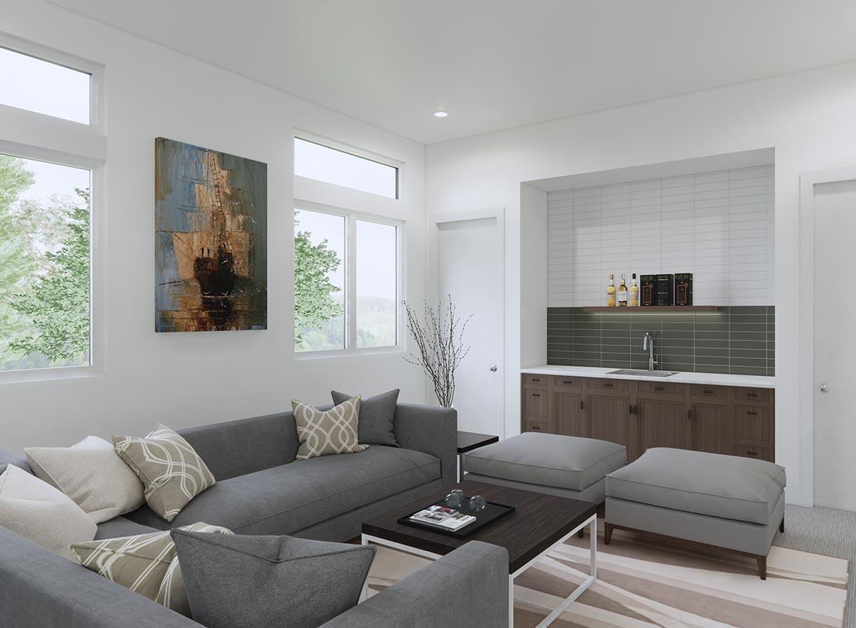 Plan 23905JD: Modern Northwest House Plan with Den and Guest Bedroom - Image #24 - Contemporary, Mid Century Modern, Modern, Northwest, Prairie