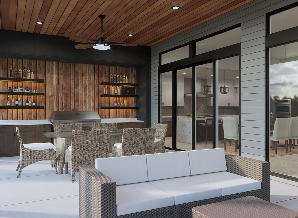 Plan 23905JD: Modern Northwest House Plan with Den and Guest Bedroom - Image #25 - Contemporary, Mid Century Modern, Modern, Northwest, Prairie