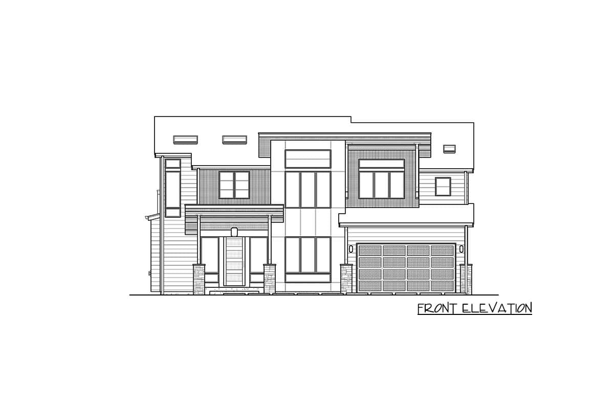Plan 23905JD: Modern Northwest House Plan with Den and Guest Bedroom - Image #28 - Contemporary, Mid Century Modern, Modern, Northwest, Prairie