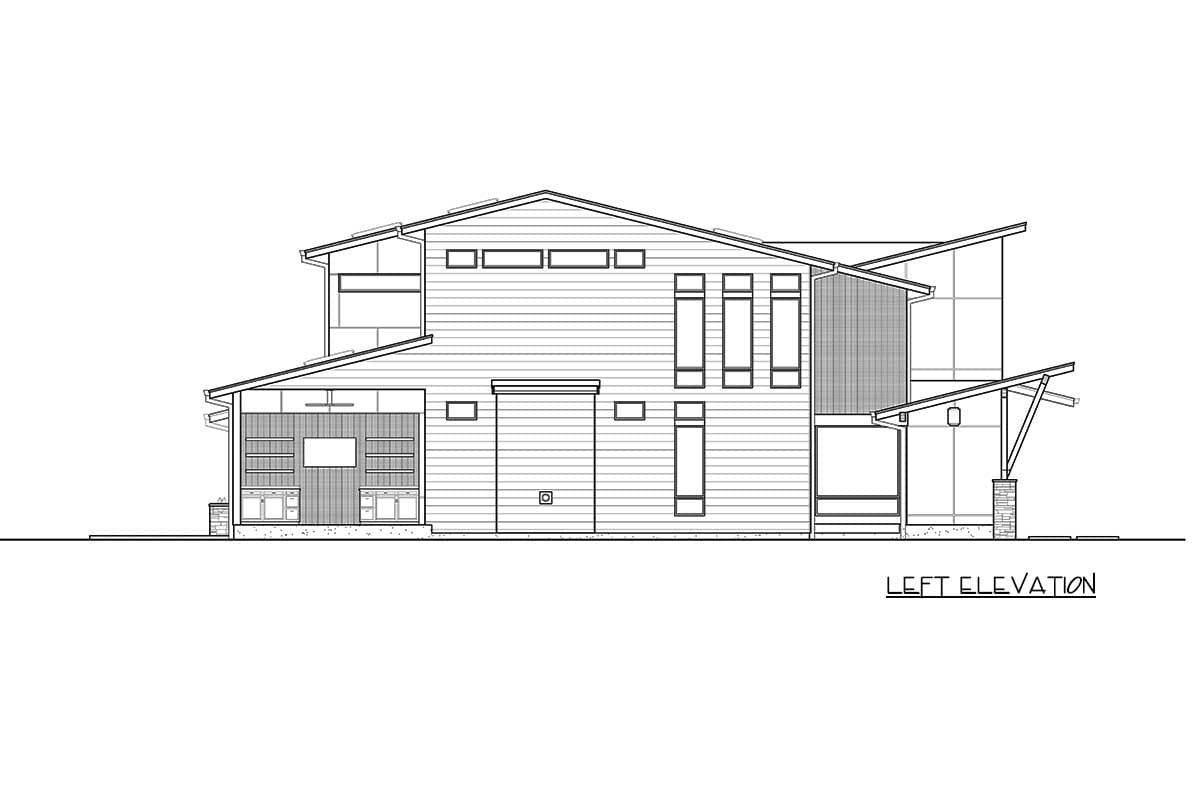 Plan 23905JD: Modern Northwest House Plan with Den and Guest Bedroom - Image #29 - Contemporary, Mid Century Modern, Modern, Northwest, Prairie
